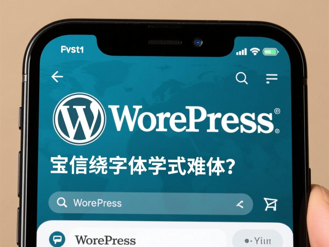 手机改WordPress字体样式难吗? 第2张 手机改WordPress字体样式难吗? 第2张