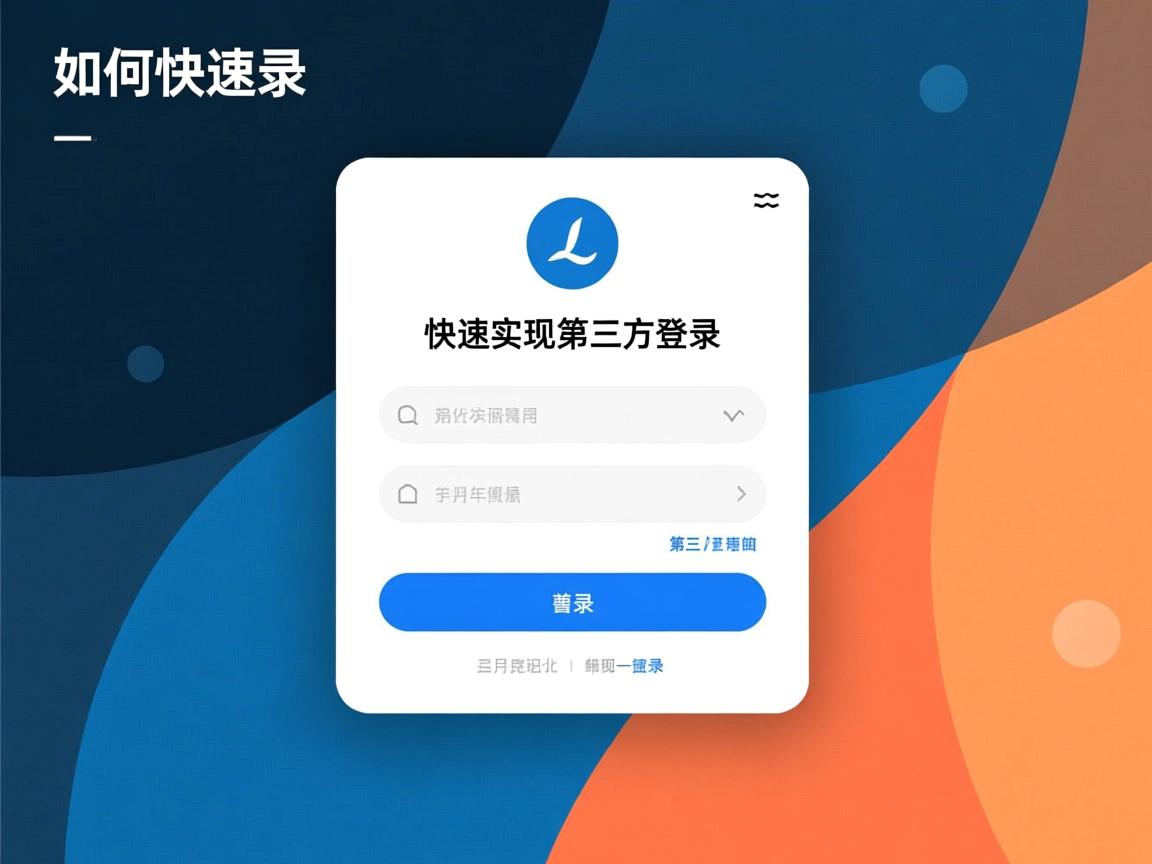 Java如何快速实现第三方登录? 第1张 Java如何快速实现第三方登录? 第1张