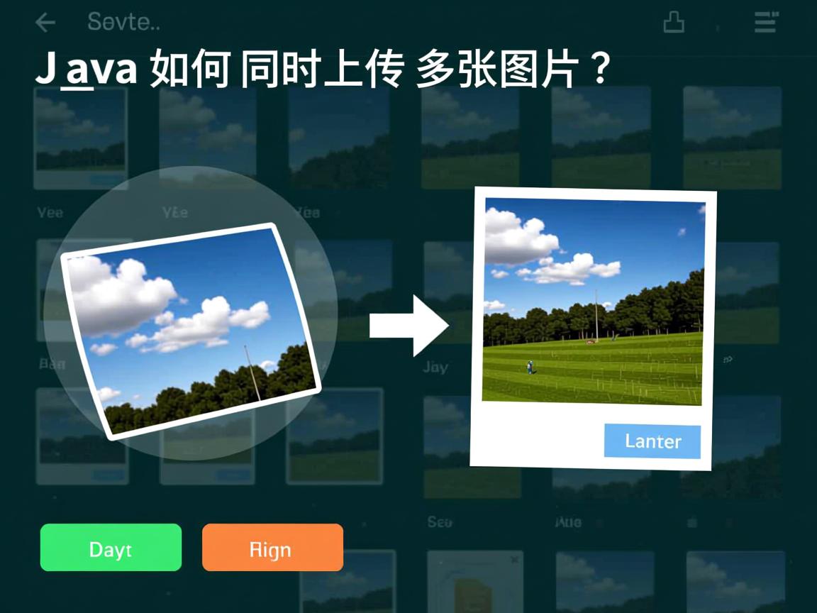 Java如何同时上传多张图片？