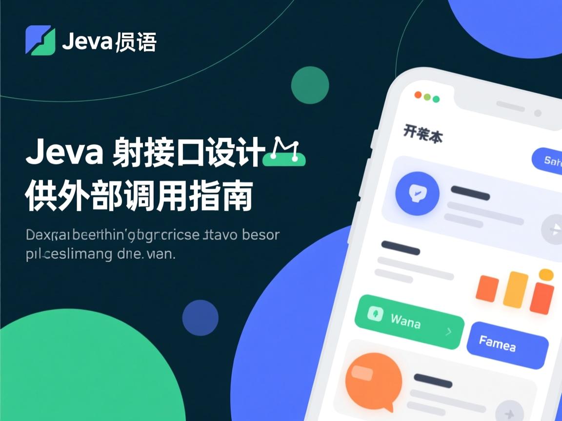 Java接口设计供外部调用指南 第1张 Java接口设计供外部调用指南 第1张
