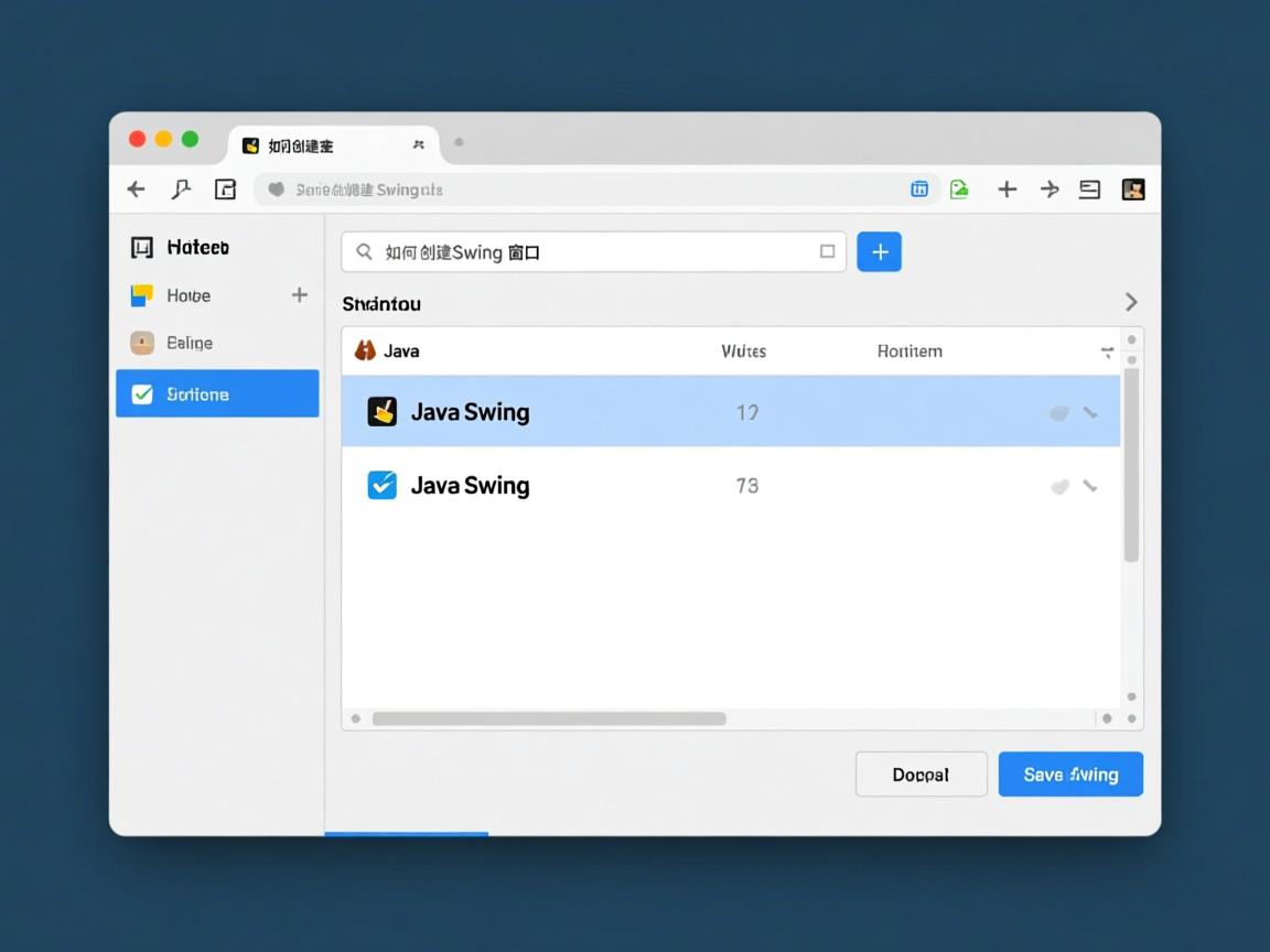 Java如何创建Swing窗口? 第2张 Java如何创建Swing窗口? 第2张