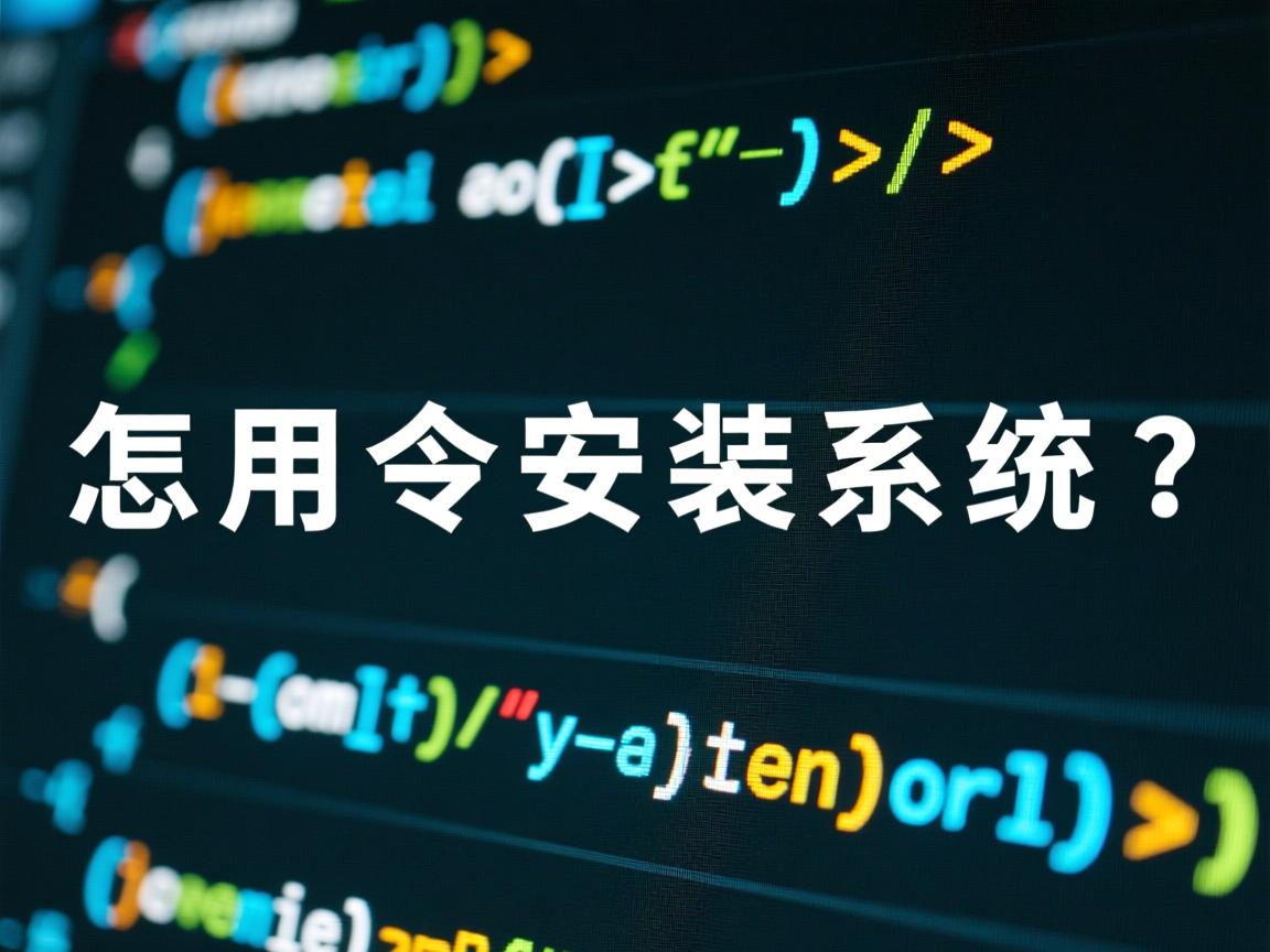 怎样用命令行安装系统? 第3张 怎样用命令行安装系统? 第3张
