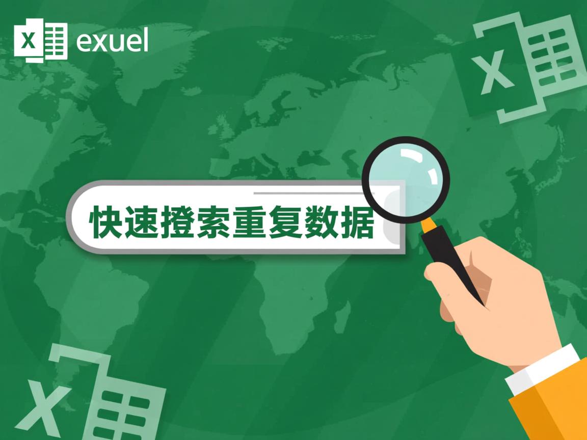 Excel快速查找重复数据  第2张