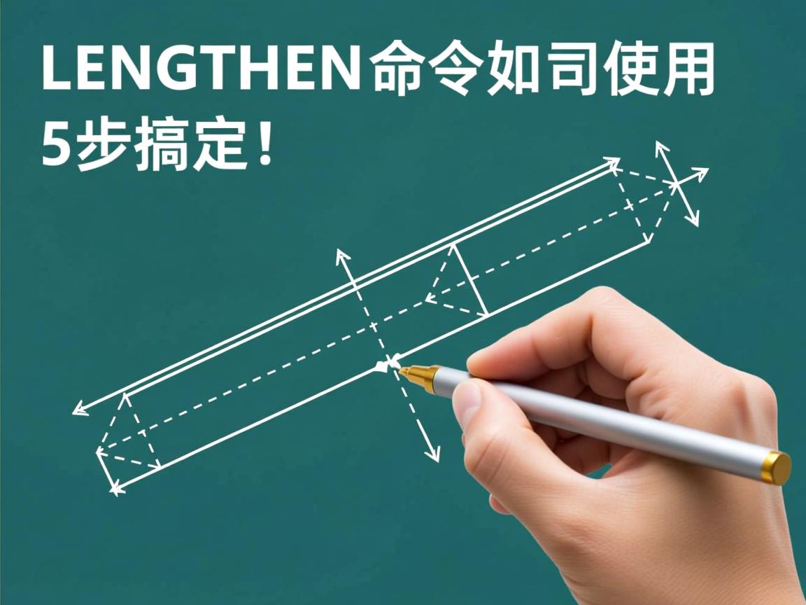 CAD中LENGTHEN命令如何使用?5步搞定! 第3张 CAD中LENGTHEN命令如何使用?5步搞定! 第3张