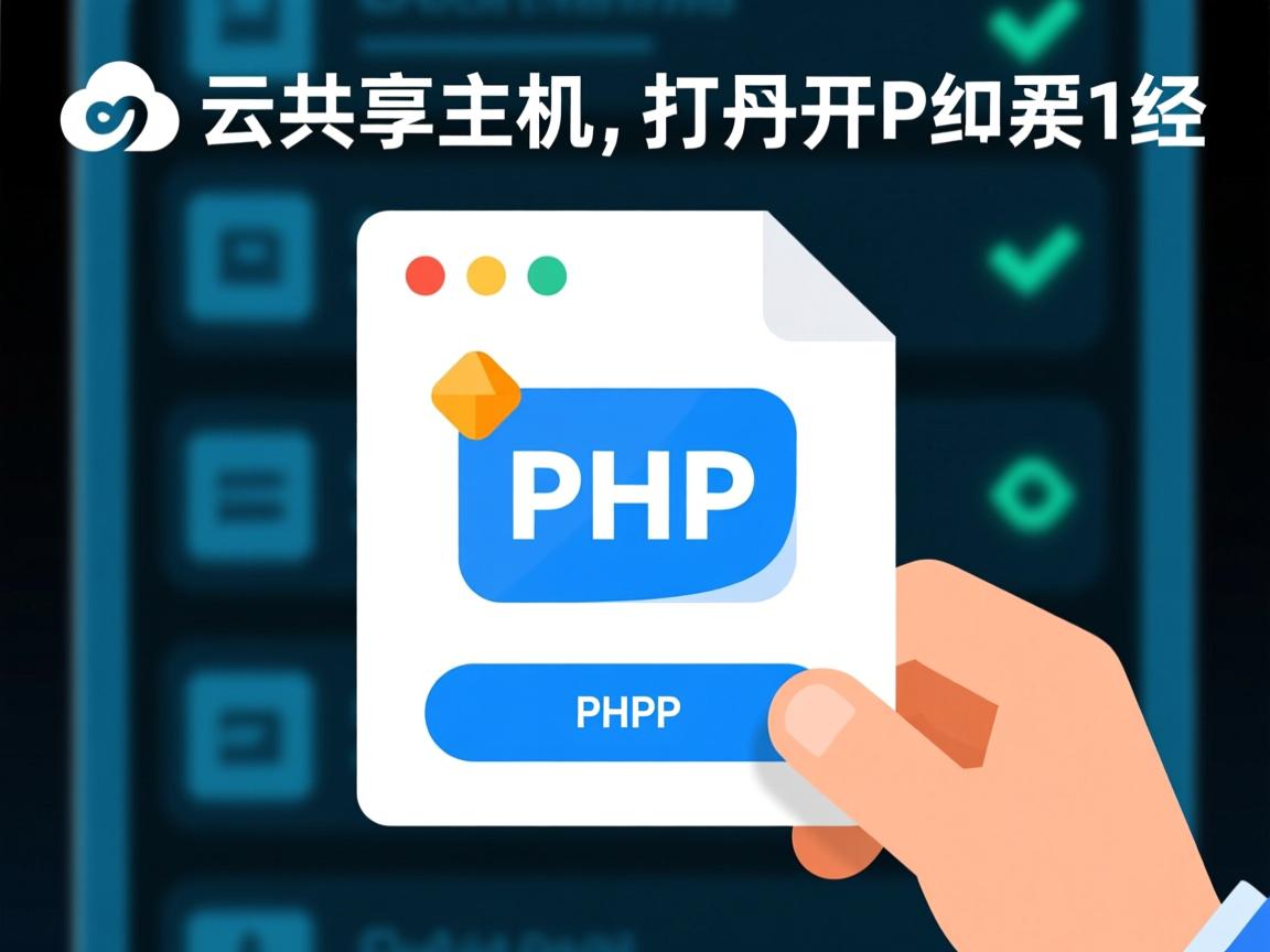 阿里云共享主机为何打不开PHP文件？  第1张