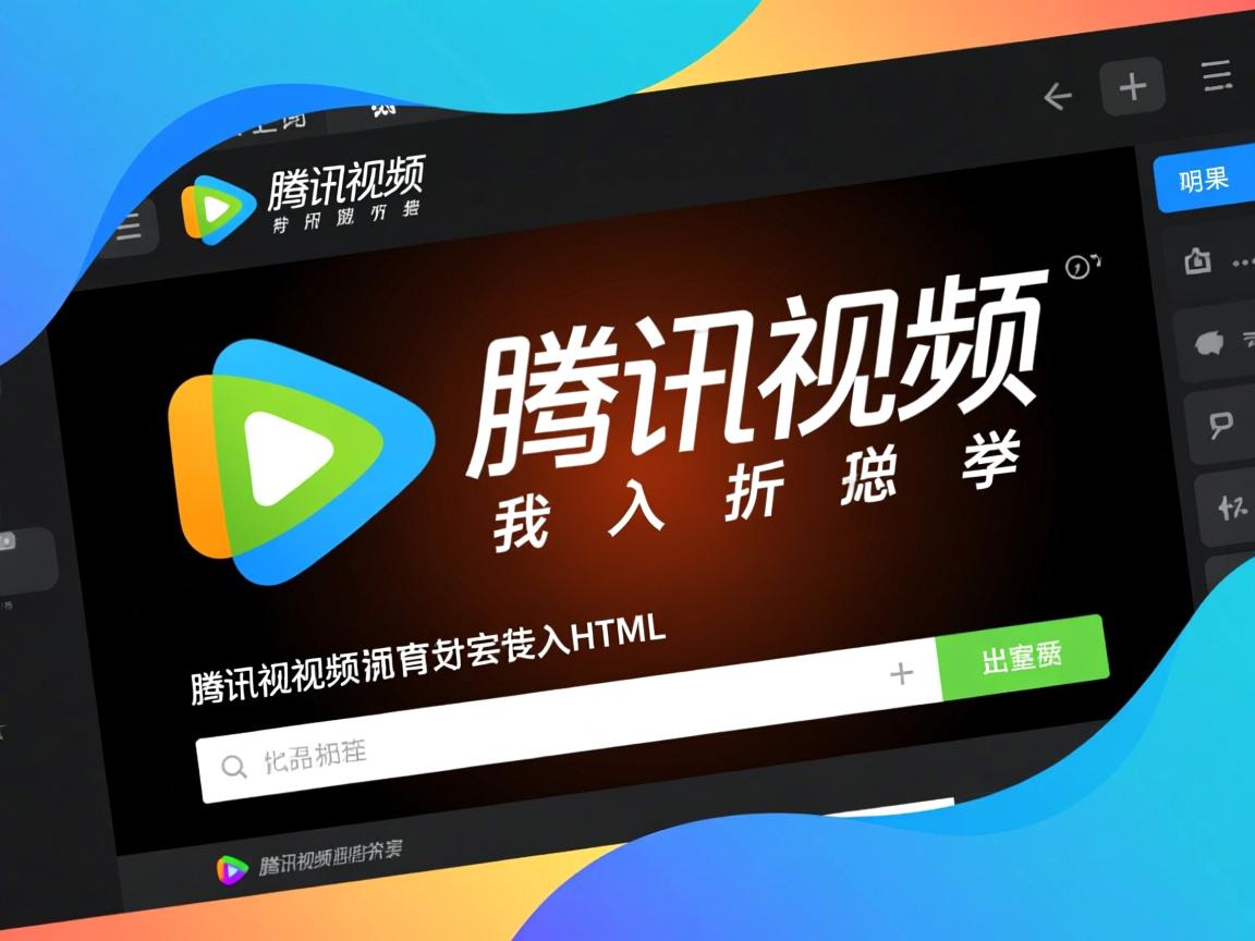 如何将腾讯视频嵌入HTML? 第2张 如何将腾讯视频嵌入HTML? 第2张