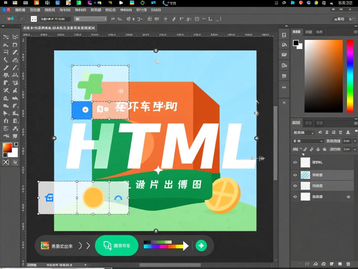 PS怎样快速切图导出HTML? 第1张 PS怎样快速切图导出HTML? 第1张