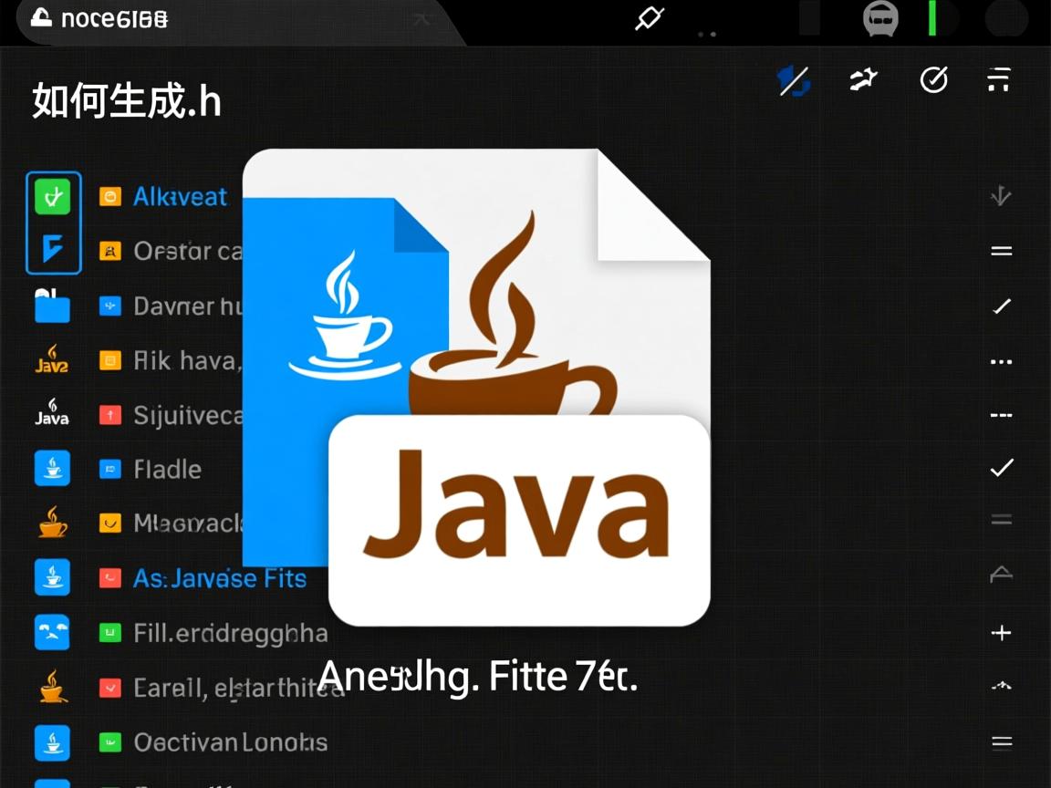 Java如何生成.h文件？