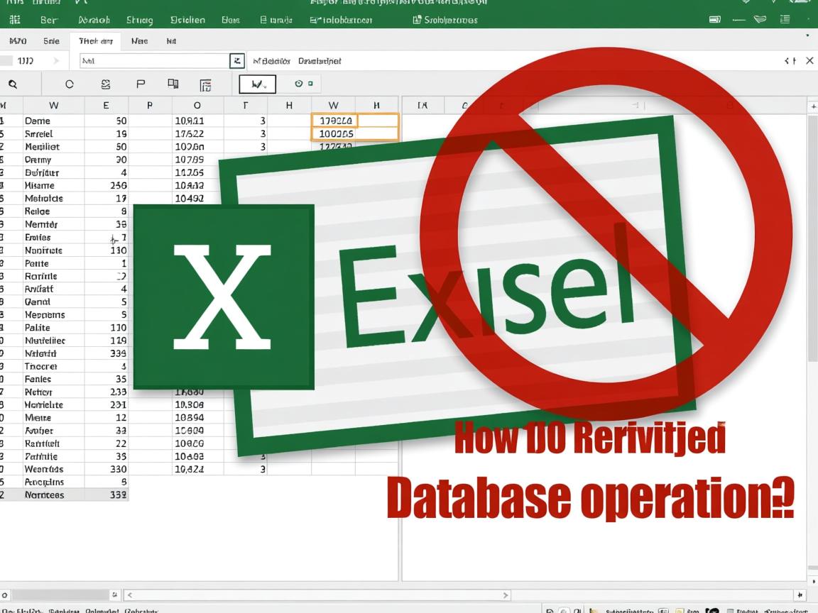 Excel 2010如何限制数据库操作? 第1张 Excel 2010如何限制数据库操作? 第1张