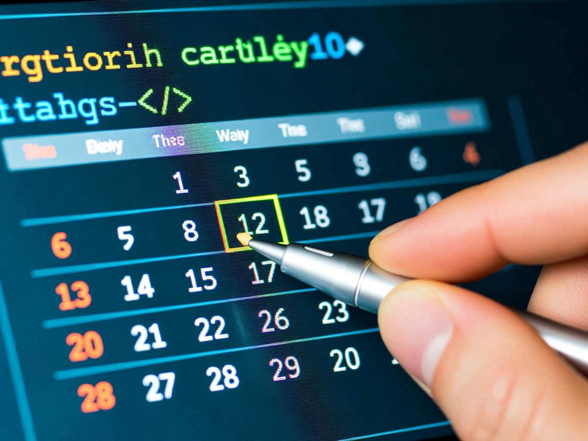 HTML中如何选择日期? 第2张 HTML中如何选择日期? 第2张