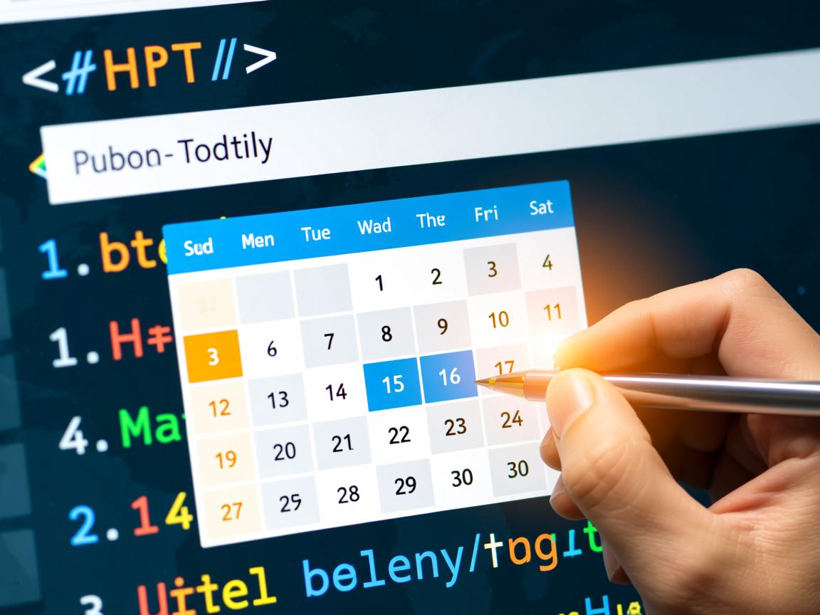 HTML中如何选择日期? 第3张 HTML中如何选择日期? 第3张