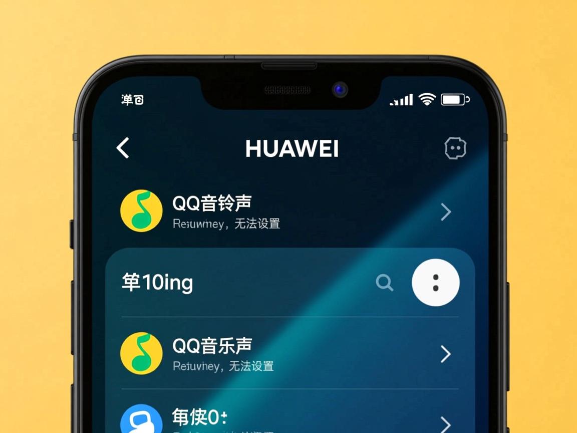 华为手机QQ音乐铃声为何无法设置? 第1张 华为手机QQ音乐铃声为何无法设置? 第1张