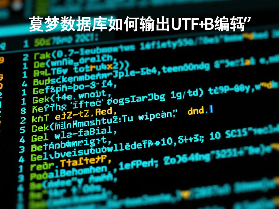 织梦数据库如何输出UTF-8编码 第2张 织梦数据库如何输出UTF-8编码 第2张
