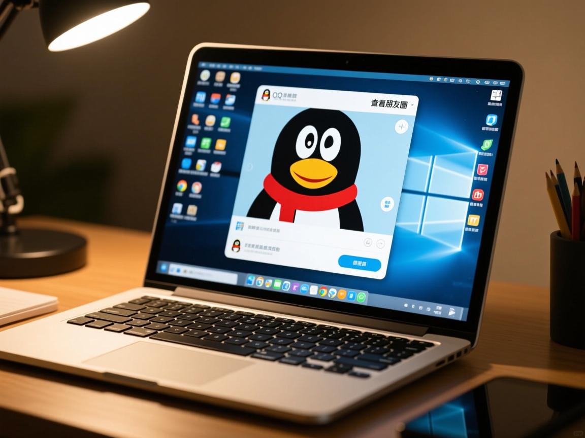 为什么电脑QQ无法查看朋友圈？  第2张