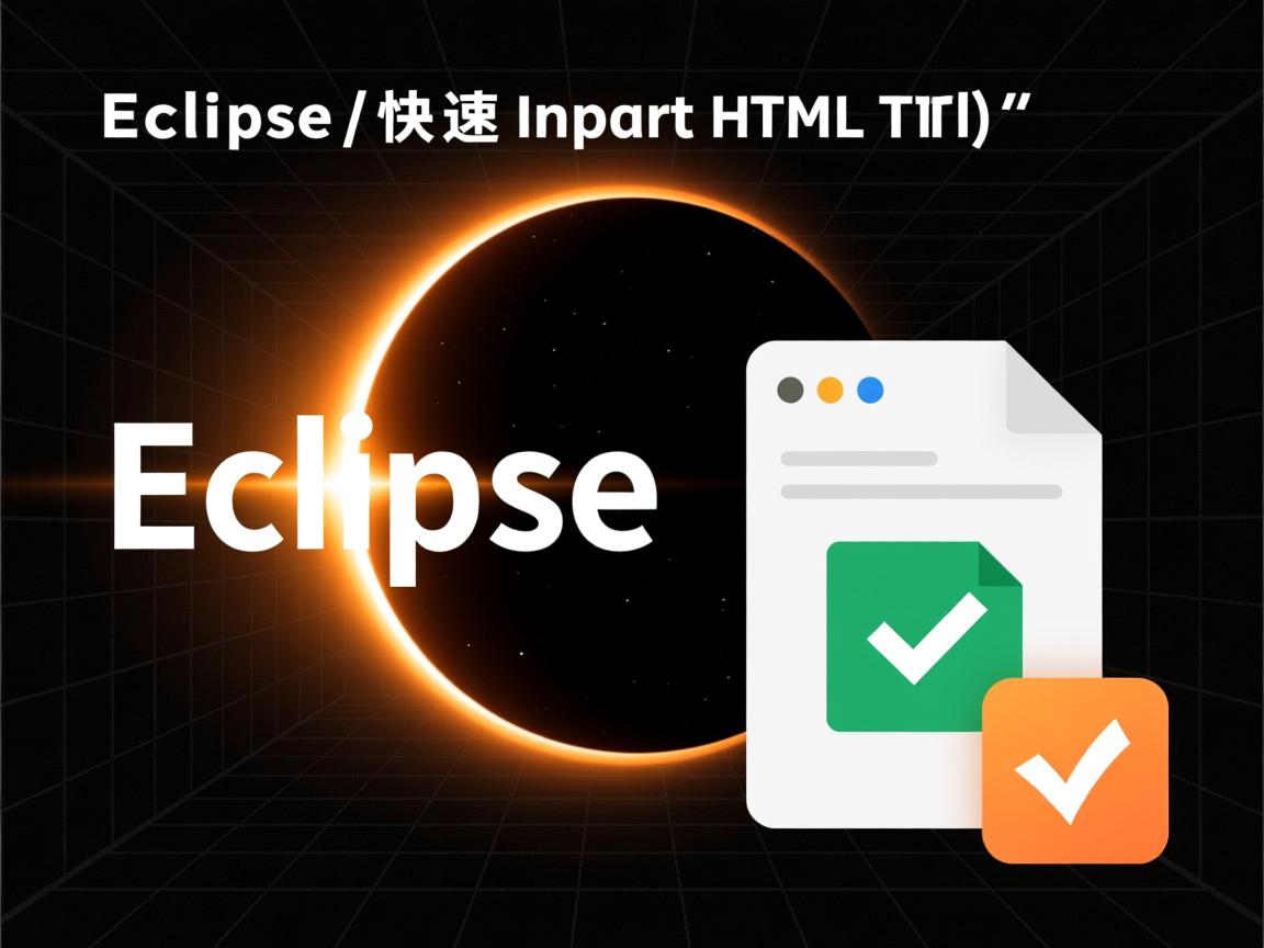 Eclipse怎么快速导入HTML文件  第1张