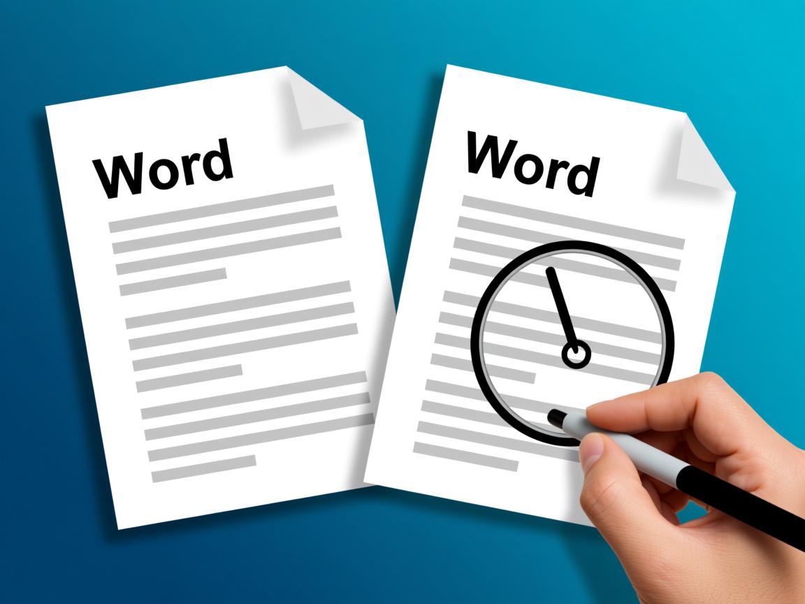 如何快速比对两个Word文档重复内容？  第1张