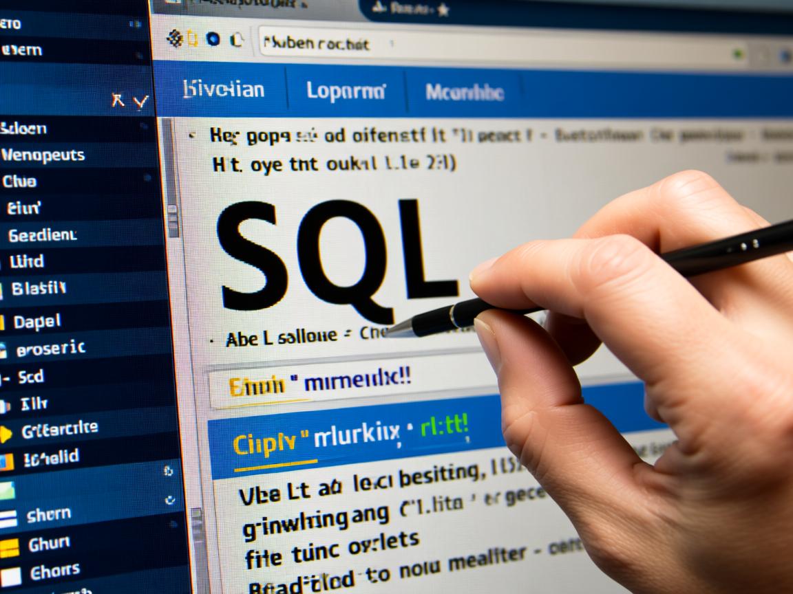 如何快速查询SQL命令? 第1张 如何快速查询SQL命令? 第1张