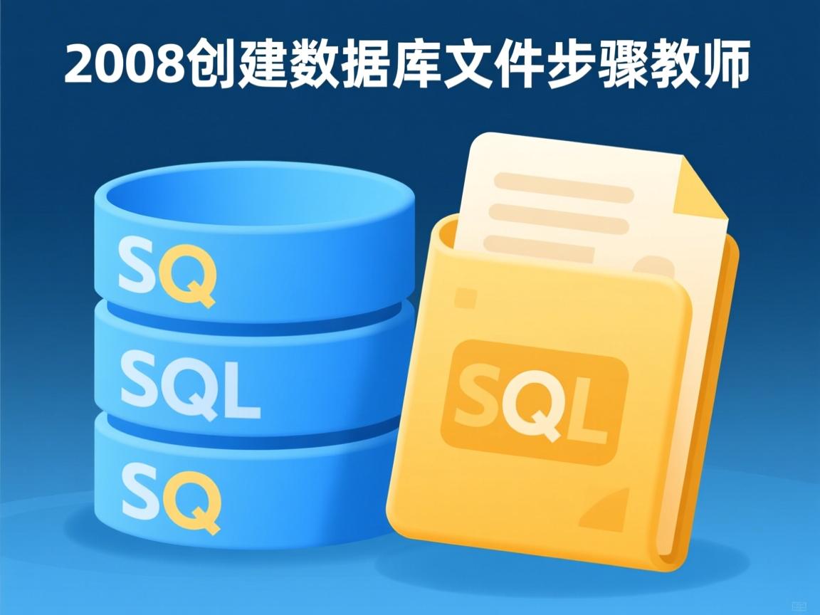 SQL2008创建数据库文件步骤教程 第1张 SQL2008创建数据库文件步骤教程 第1张