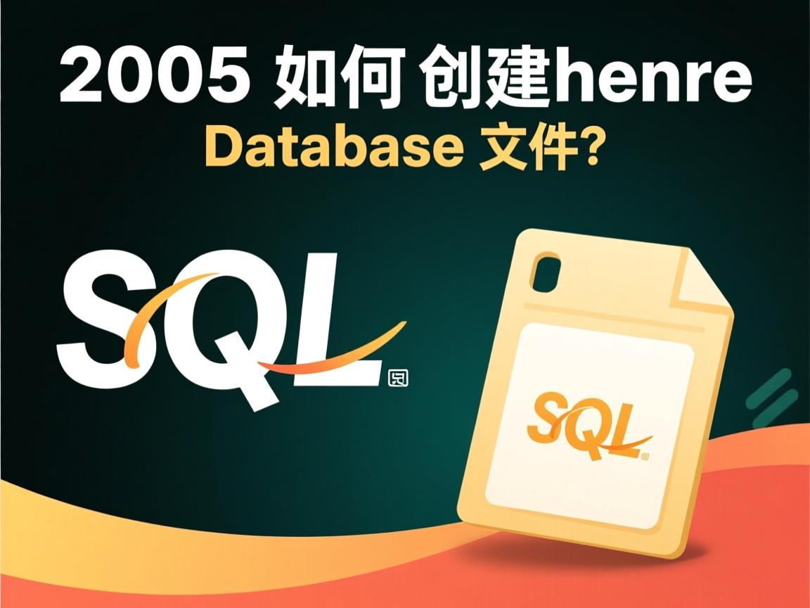 SQL2005如何创建数据库文件? 第2张 SQL2005如何创建数据库文件? 第2张