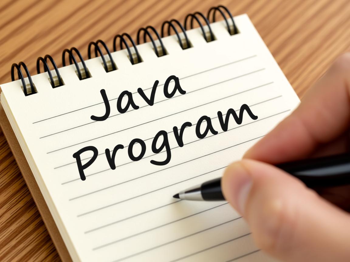 记事本如何编写Java程序？  第1张