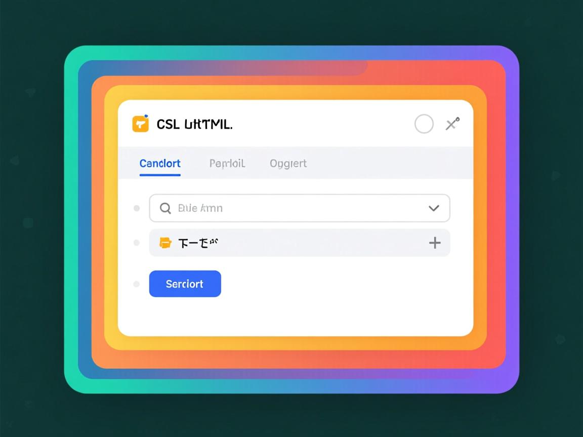 如何用CSS设置HTML边框颜色？  第1张