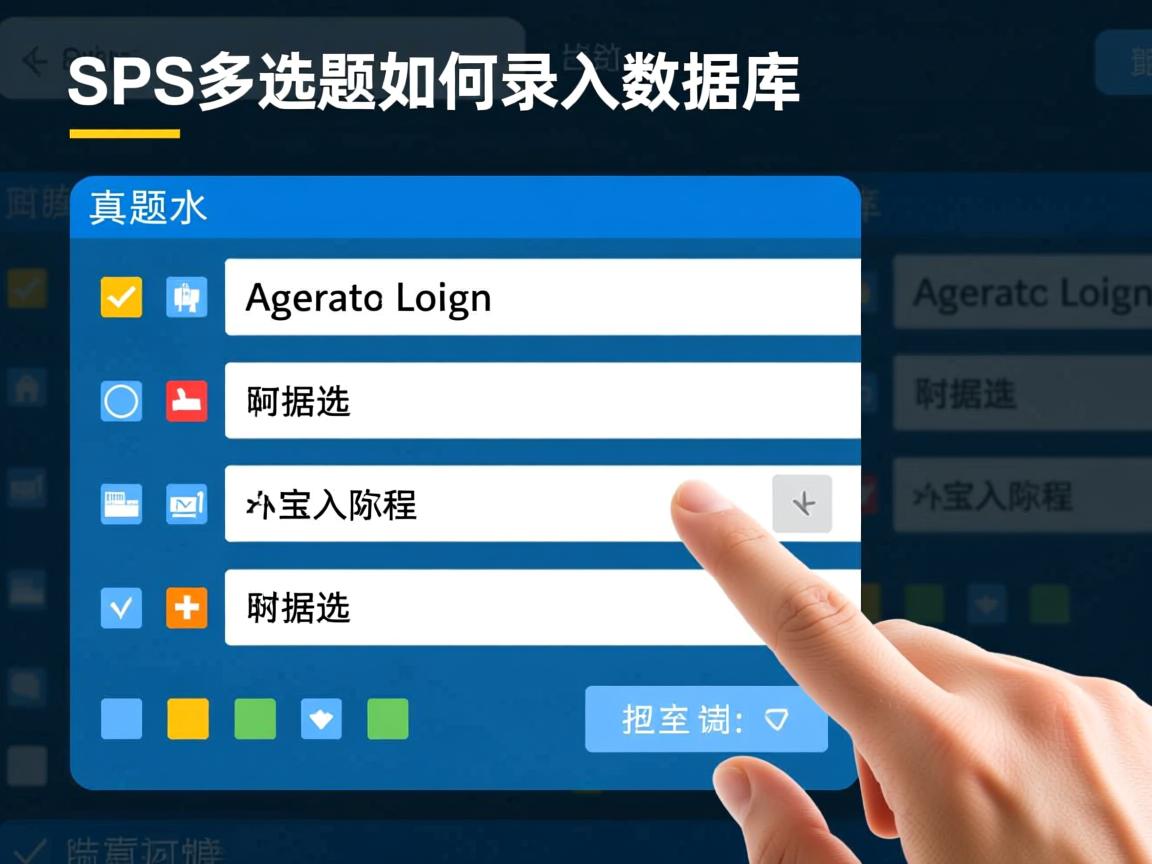 SPSS多选题如何录入数据库  第2张