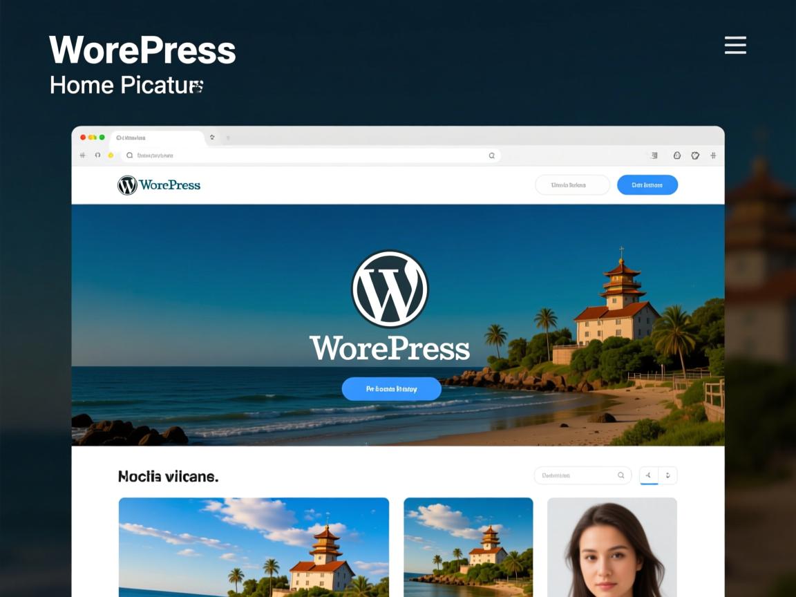 如何快速更换WordPress主页图片? 第1张 如何快速更换WordPress主页图片? 第1张