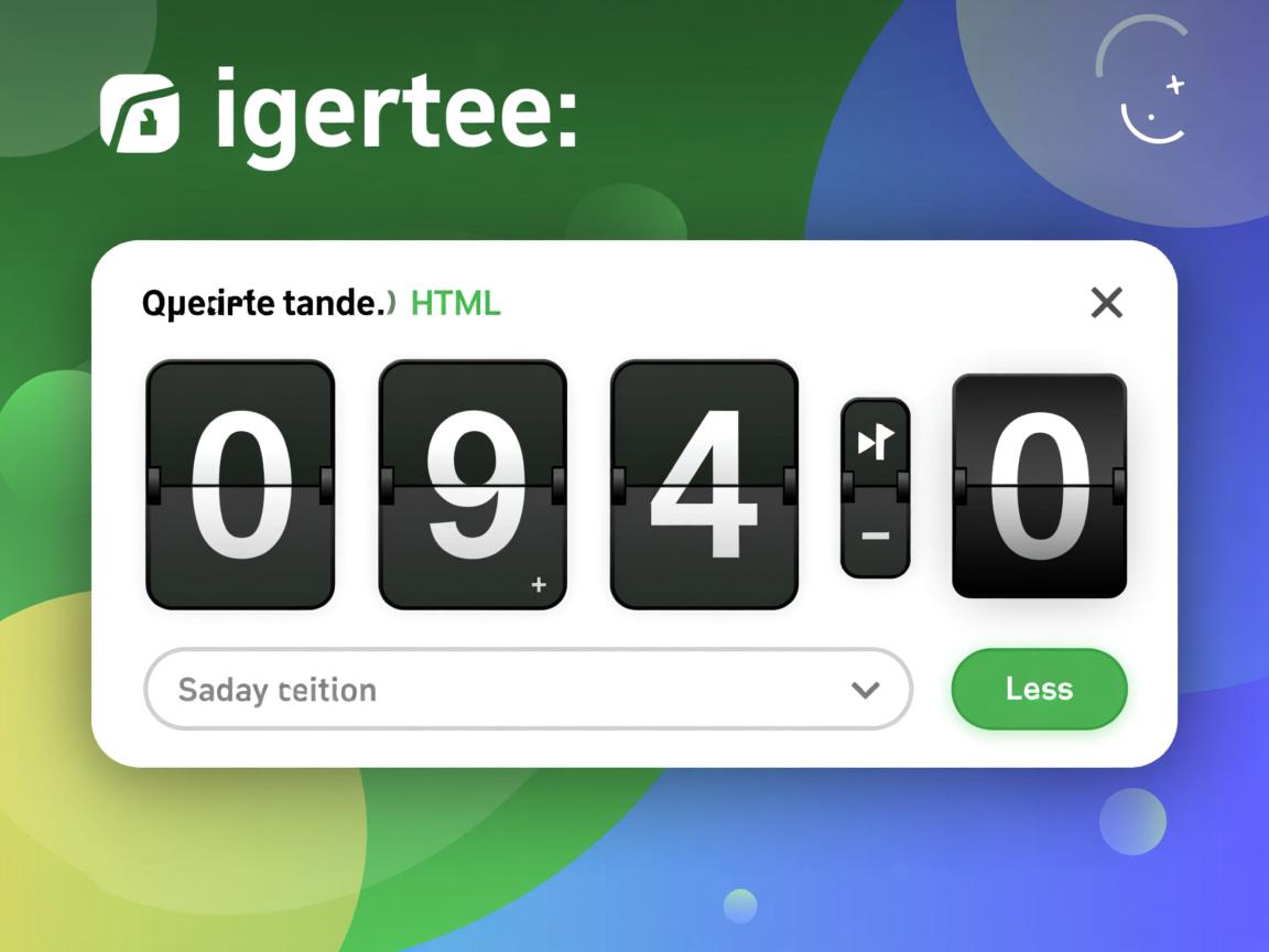 如何在HTML中快速制作计数器？  第2张