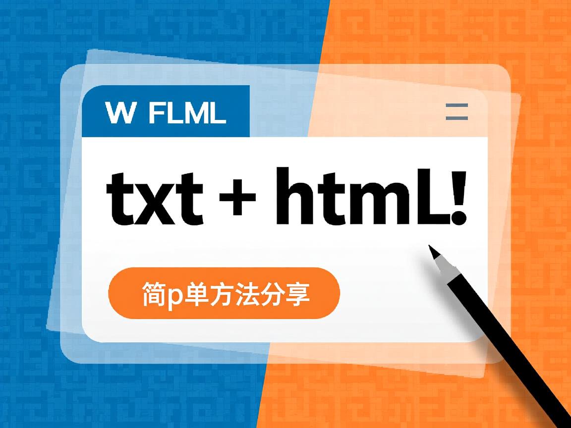 怎样快速将txt转html?简单方法分享 第3张 怎样快速将txt转html?简单方法分享 第3张