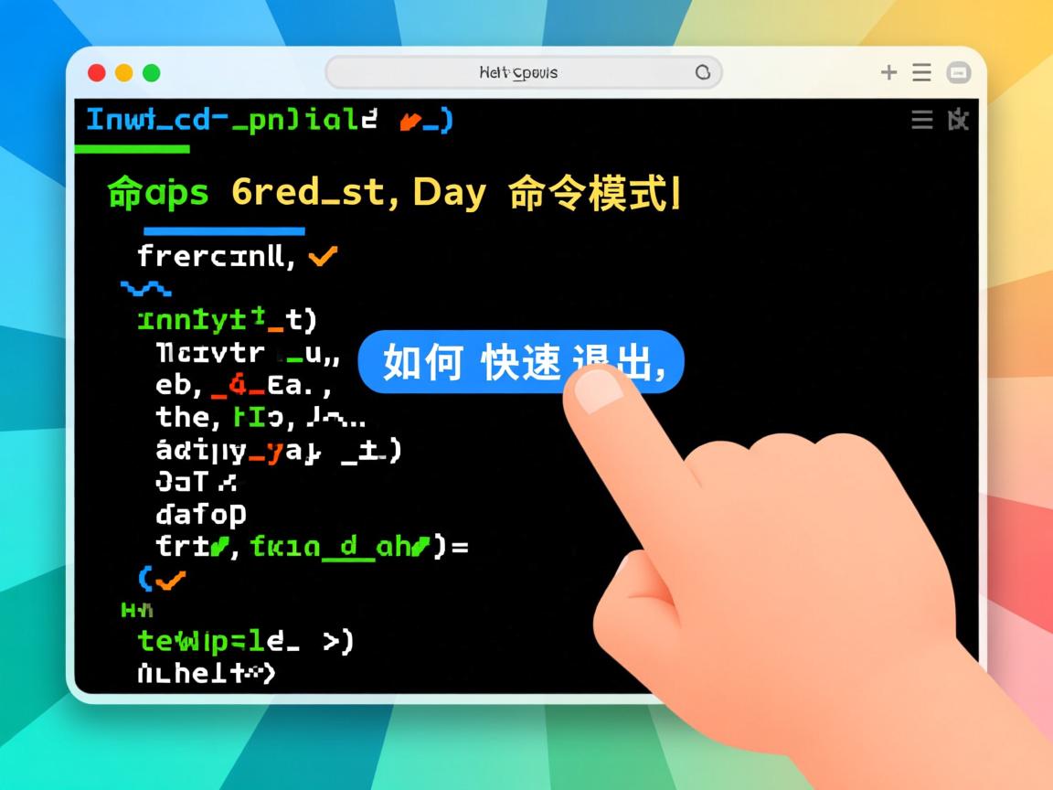Linux命令模式如何快速退出? 第1张 Linux命令模式如何快速退出? 第1张