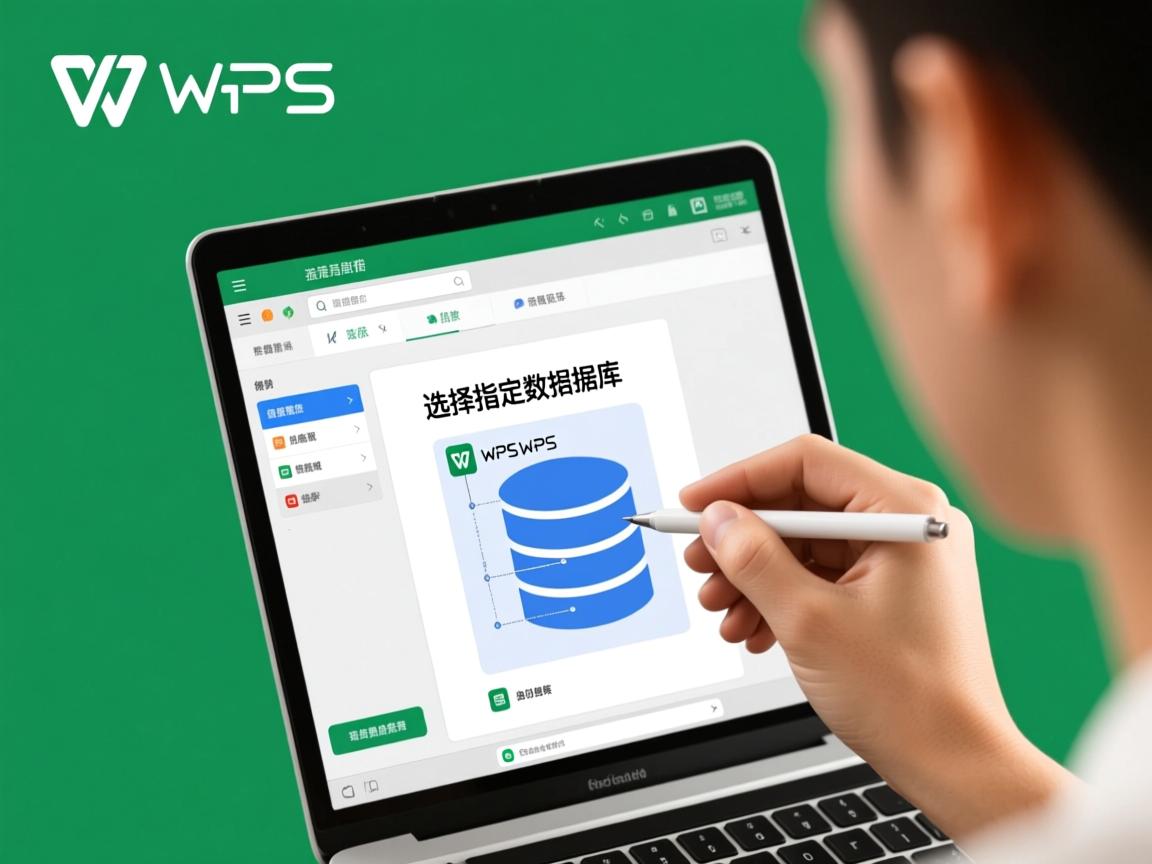WPS表格如何选择指定数据库？
