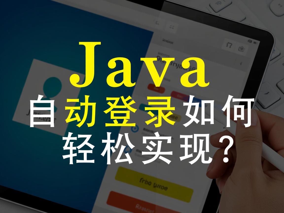 Java自动登录如何轻松实现? 第3张 Java自动登录如何轻松实现? 第3张