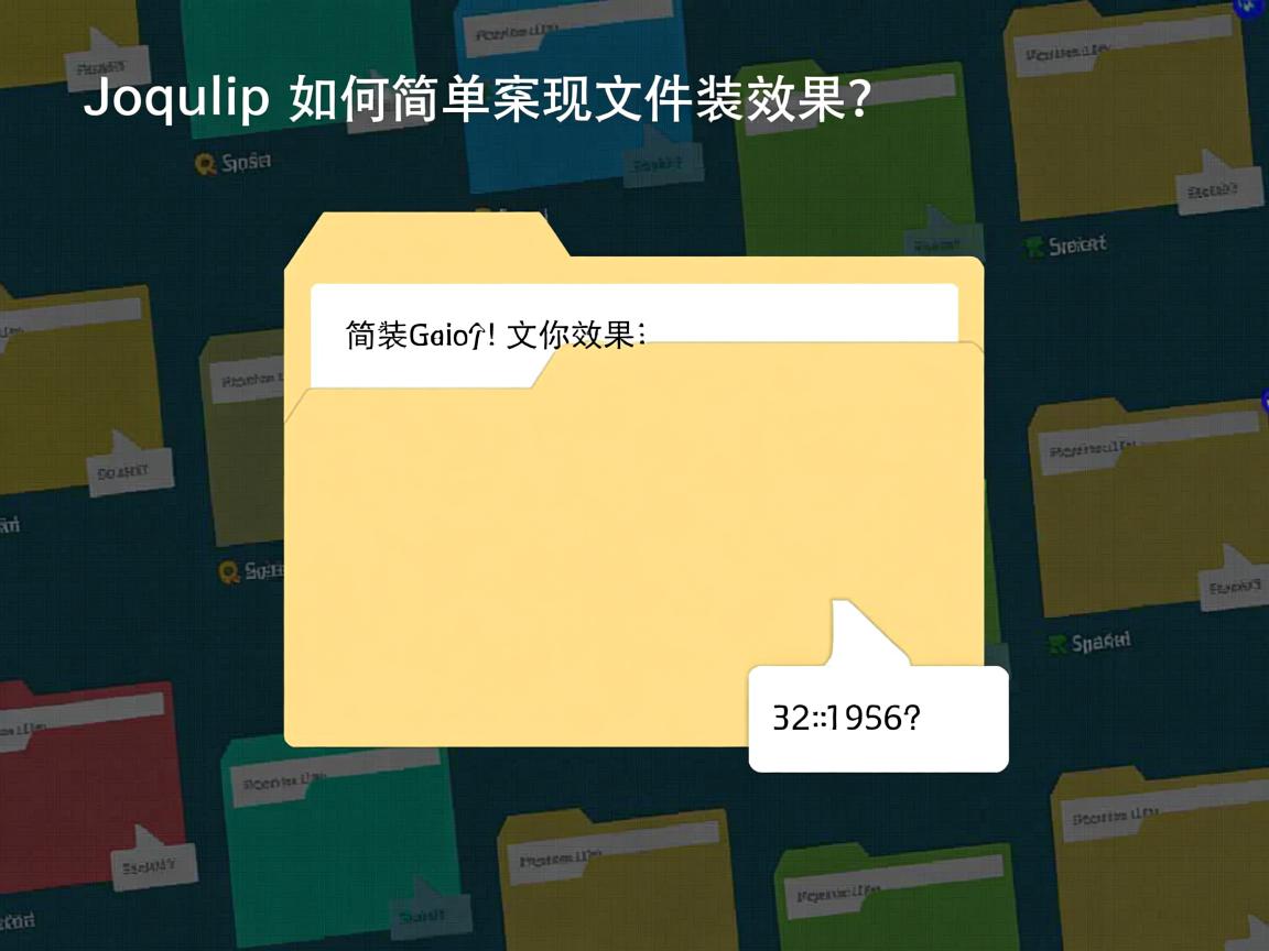 jQuery如何简单实现文件夹效果? 第2张 jQuery如何简单实现文件夹效果? 第2张