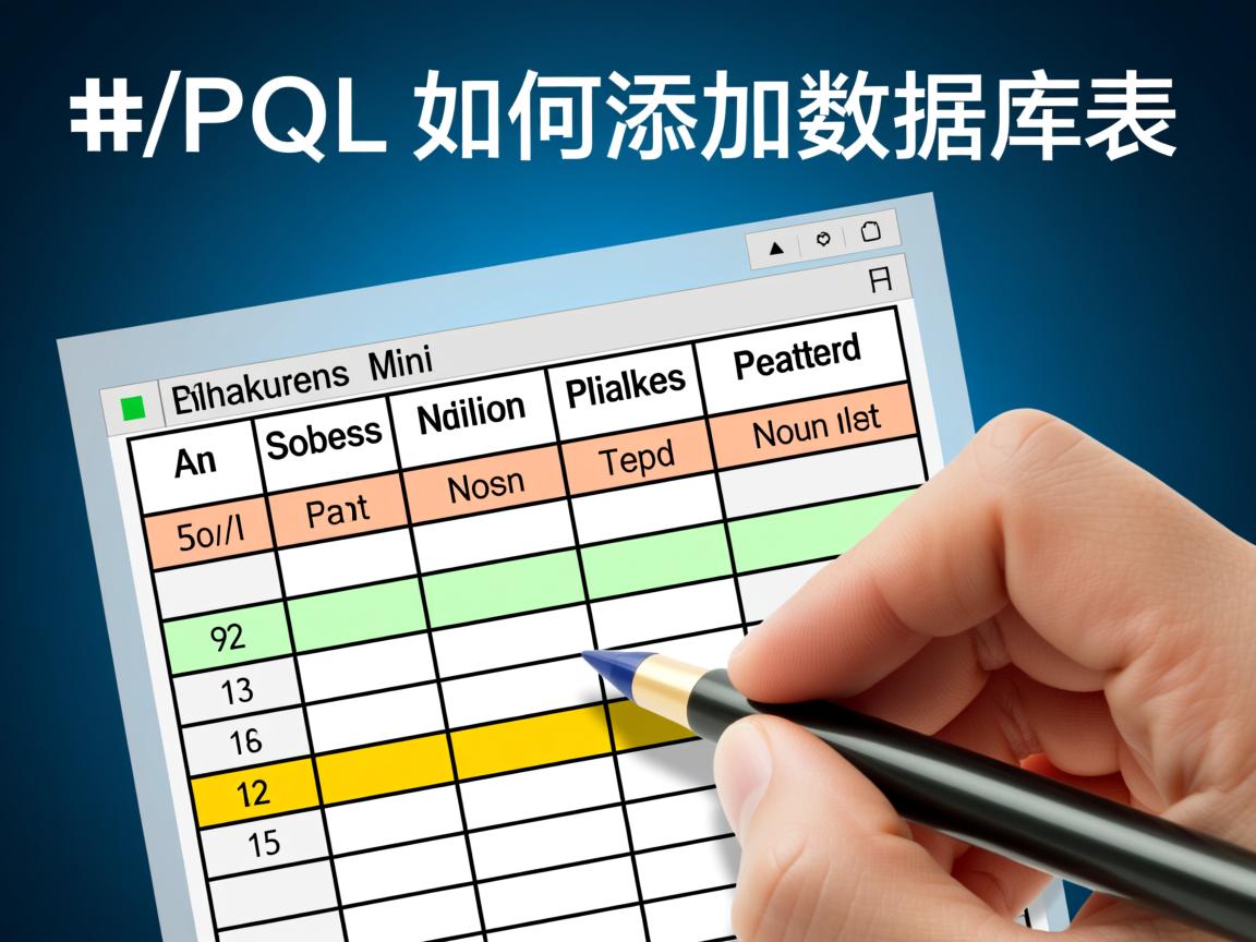 PL/SQL如何添加数据库表? 第1张 PL/SQL如何添加数据库表? 第1张