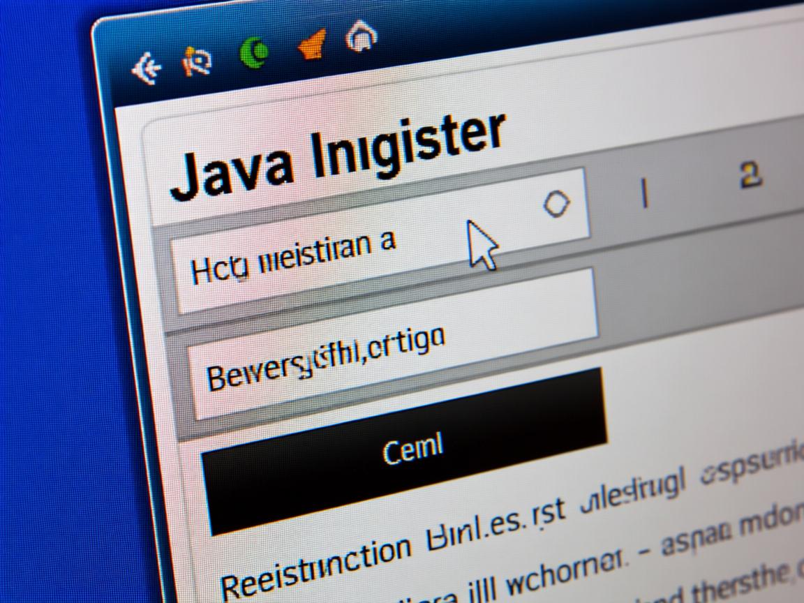 如何在Java中实现注册功能？