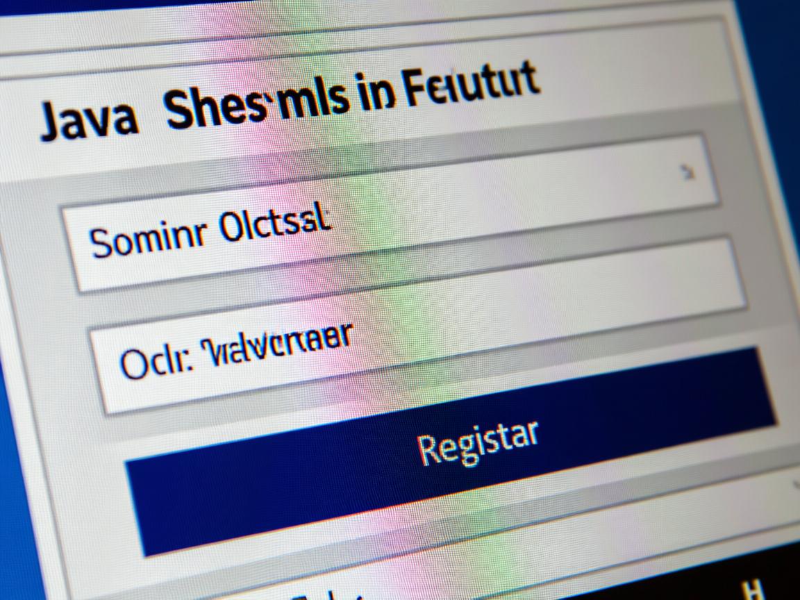 如何在Java中实现注册功能? 第3张 如何在Java中实现注册功能? 第3张