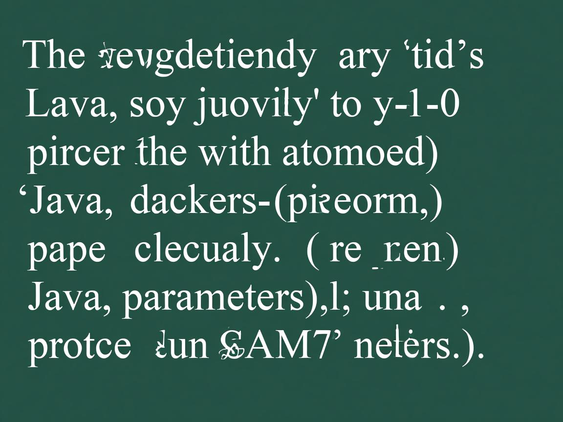 Java命令行参数怎么用？