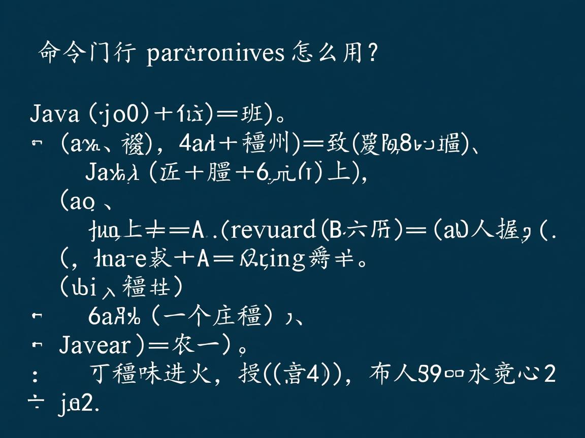 Java命令行参数怎么用? 第2张 Java命令行参数怎么用? 第2张