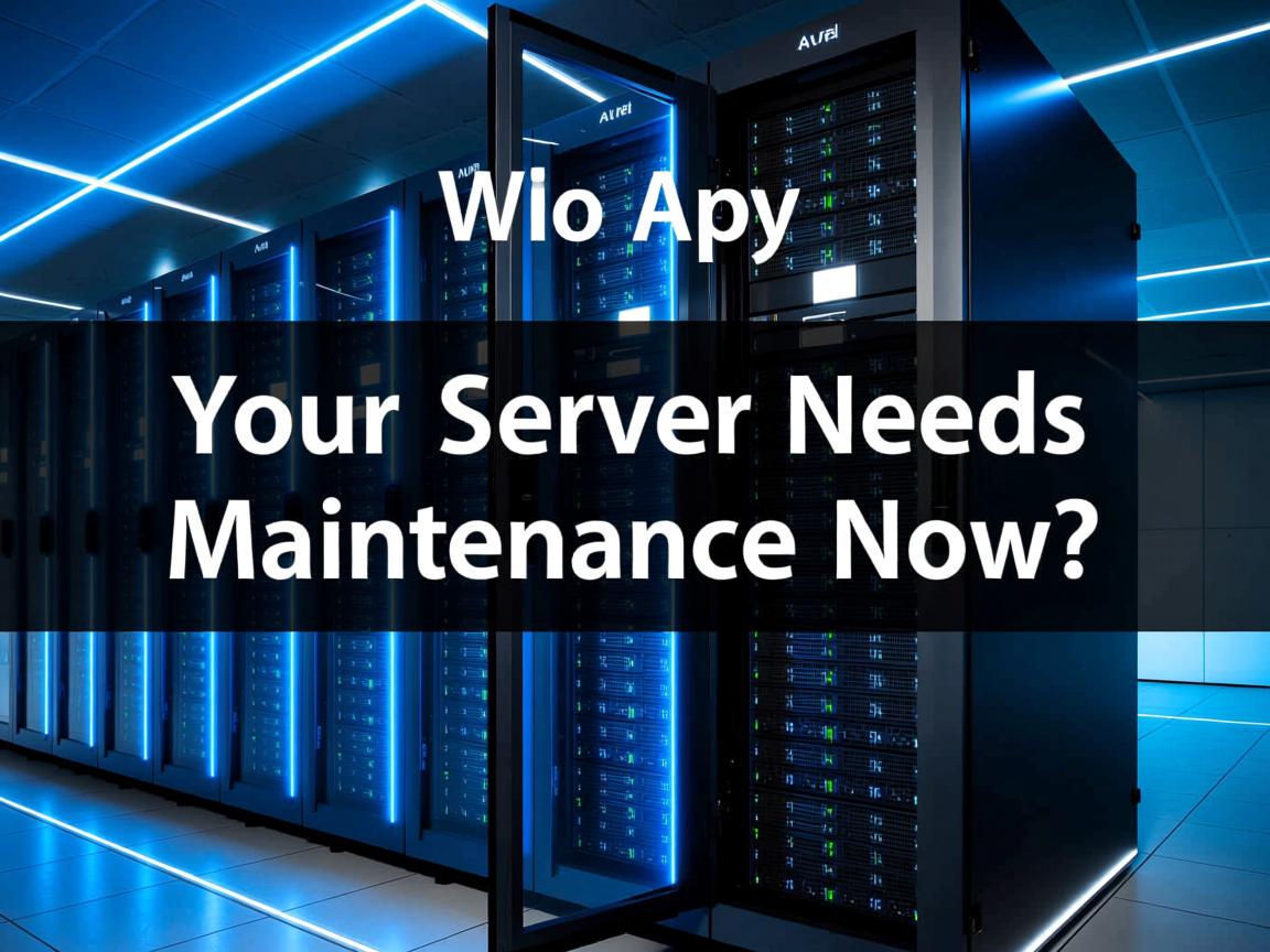 Why Your Server Needs Maintenance Now?