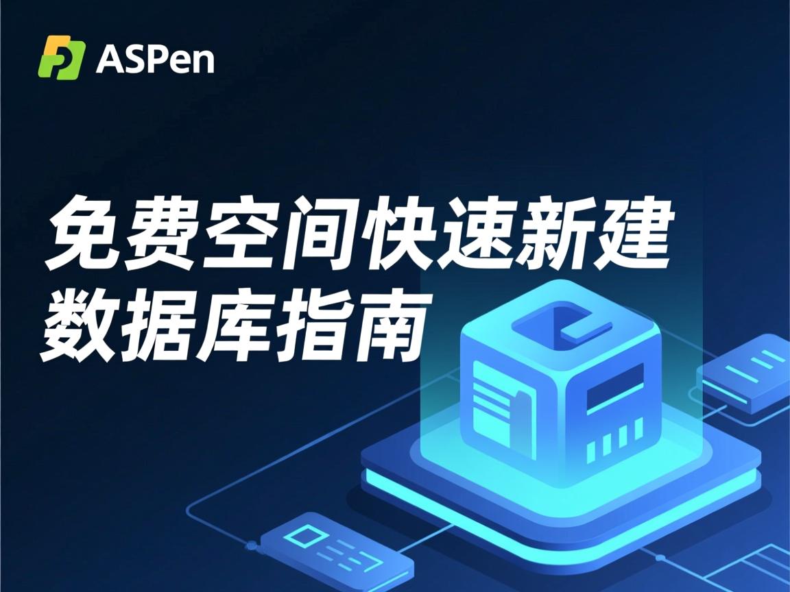 ASP免费空间快速新建数据库指南 第3张 ASP免费空间快速新建数据库指南 第3张