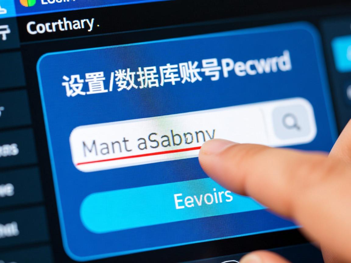 快速设置数据库账号密码？