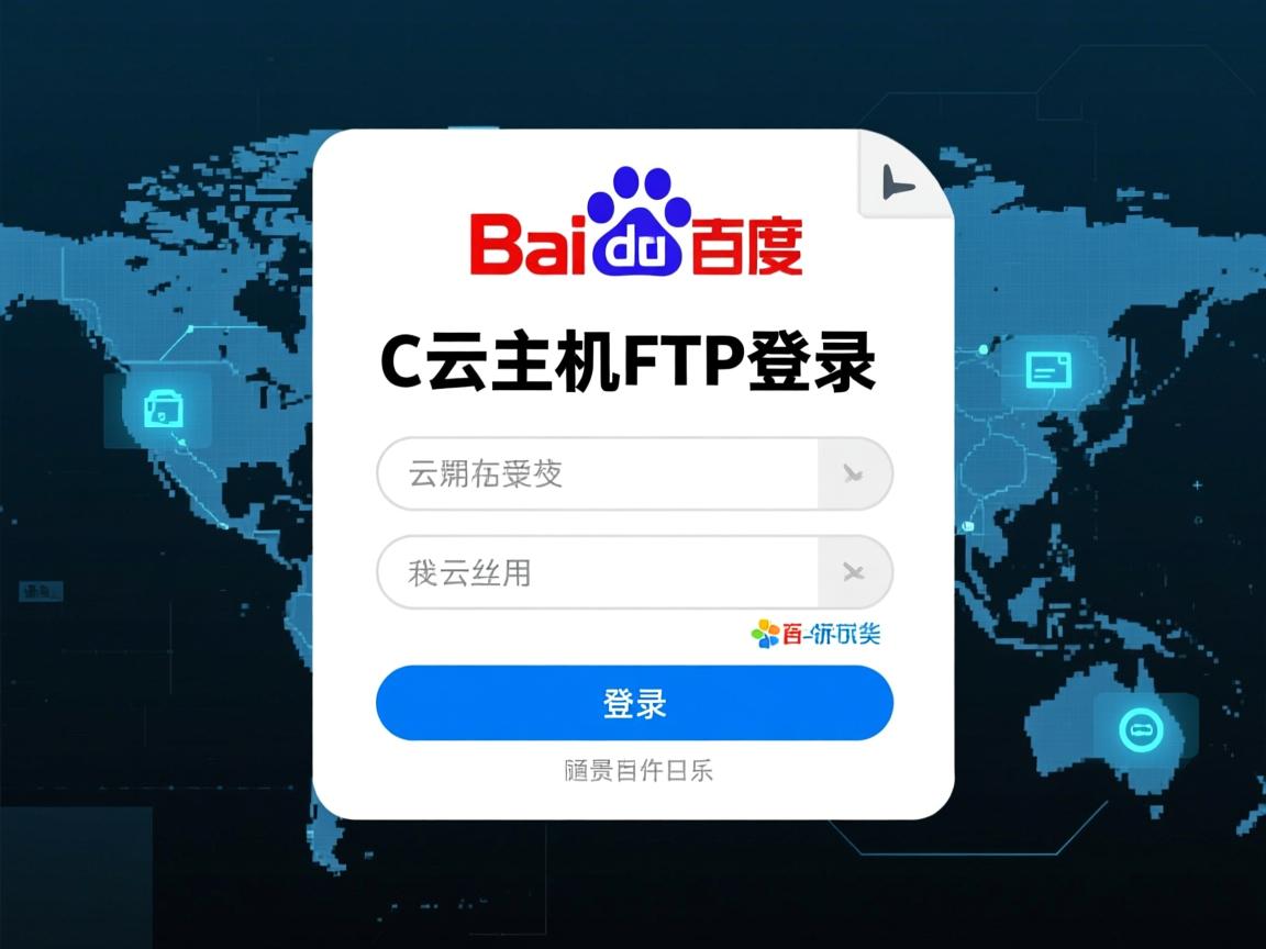 百度云虚拟主机如何FTP登录