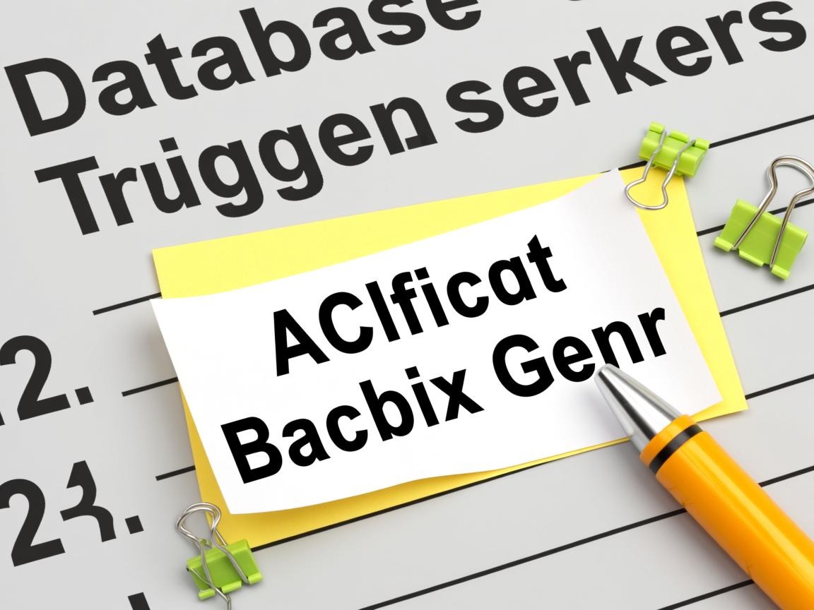 如何查看数据库触发器 第3张 如何查看数据库触发器 第3张