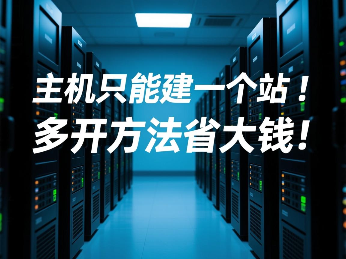 虚拟主机只能建一个站?多开方法省大钱! 第3张 虚拟主机只能建一个站?多开方法省大钱! 第3张