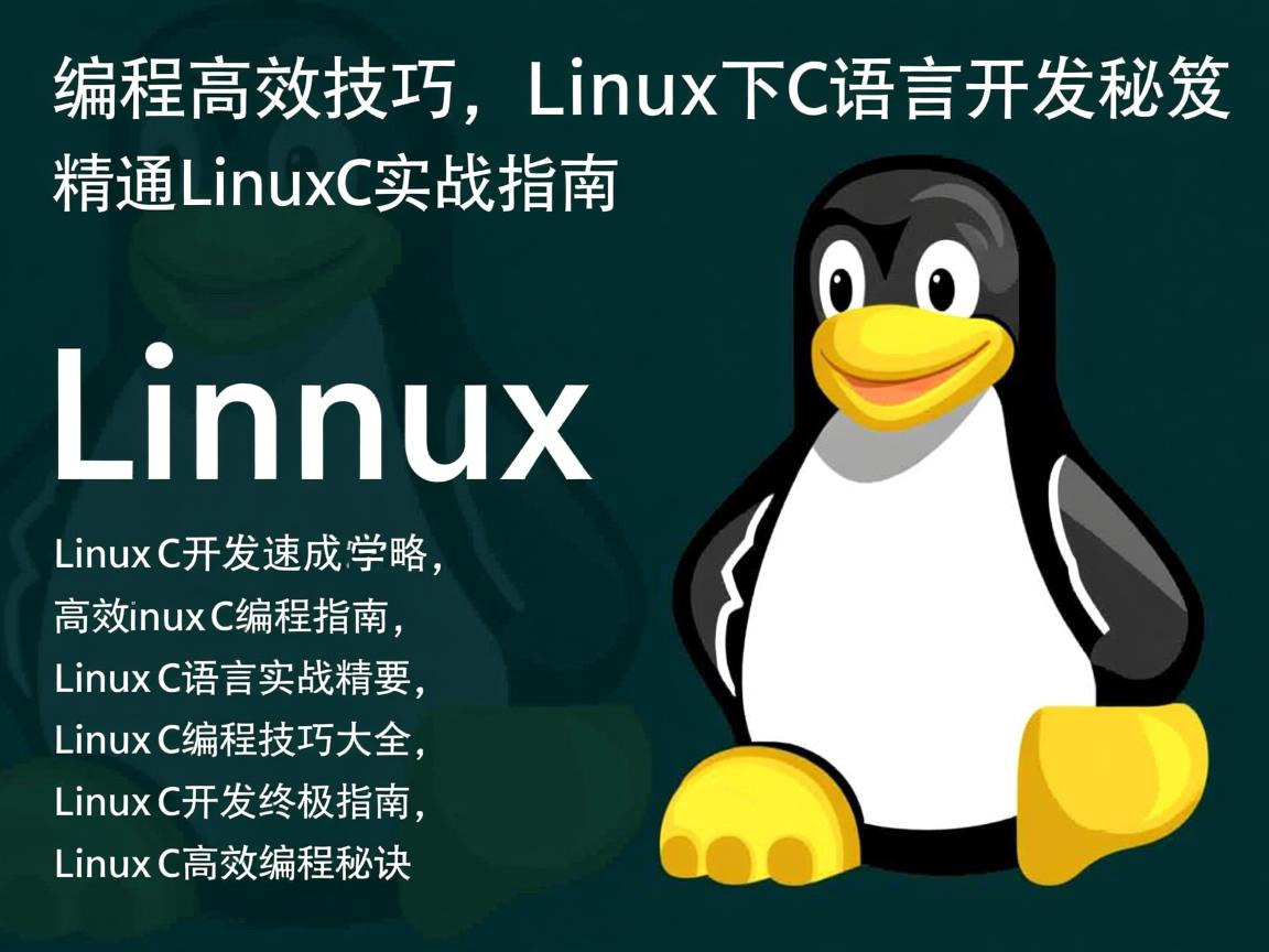 Linux C编程高效技巧，Linux下C语言开发秘笈，精通Linux C实战指南，Linux C编程必学技能，Linux C开发速成攻略，高效Linux C编程指南，Linux C语言实战精要，Linux C编程技巧大全，Linux C开发终极指南，Linux C高效编程秘诀