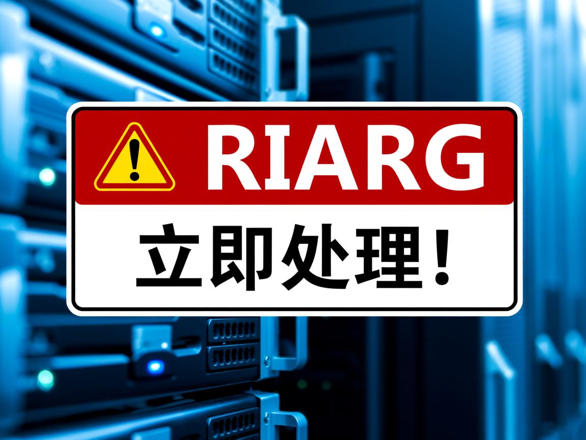 服务器故障紧急告警！立即处理！