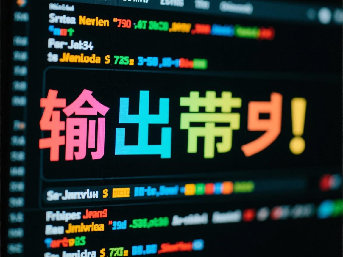 java怎么输出带颜色的字