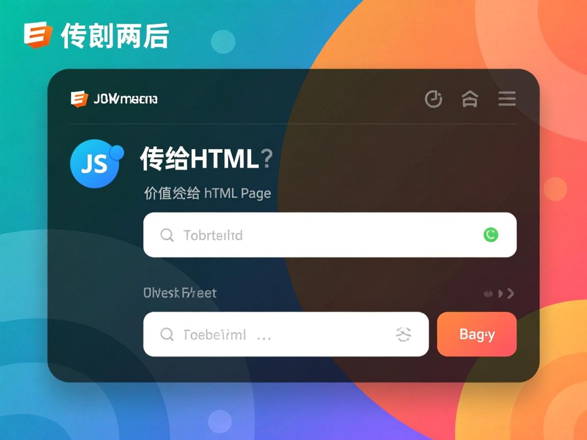JS如何将值传给HTML页面? 第2张 JS如何将值传给HTML页面? 第2张