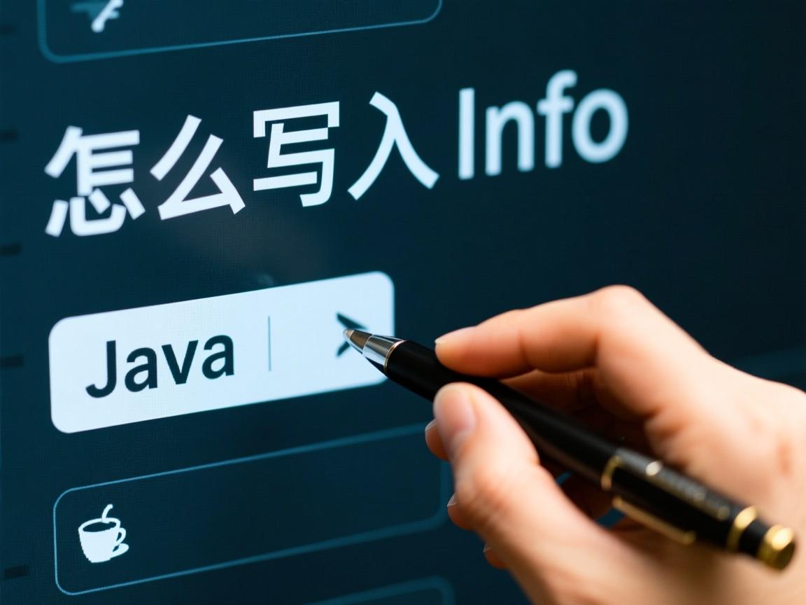 java怎么写入info 第1张 java怎么写入info 第1张