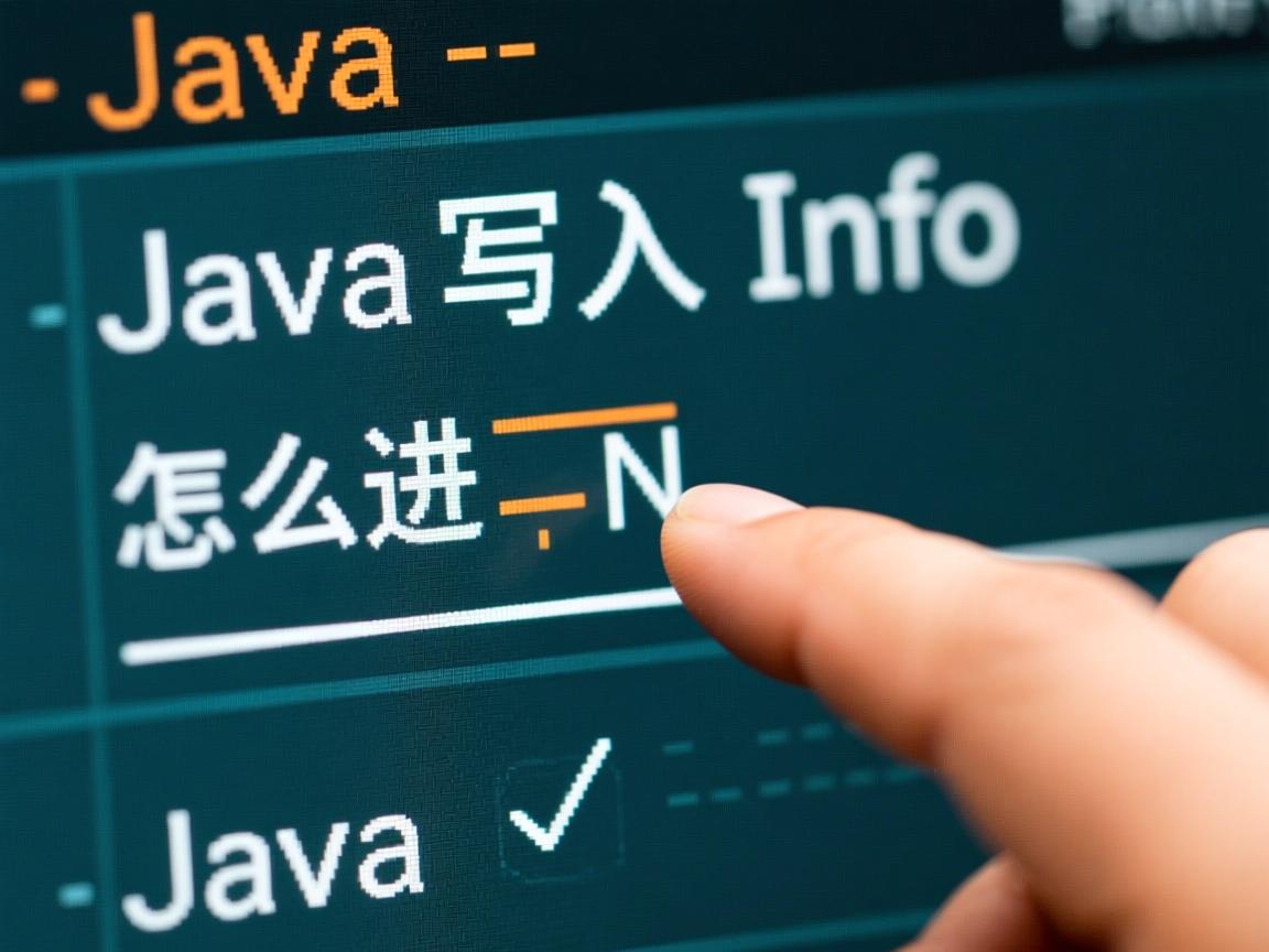 java怎么写入info 第3张 java怎么写入info 第3张